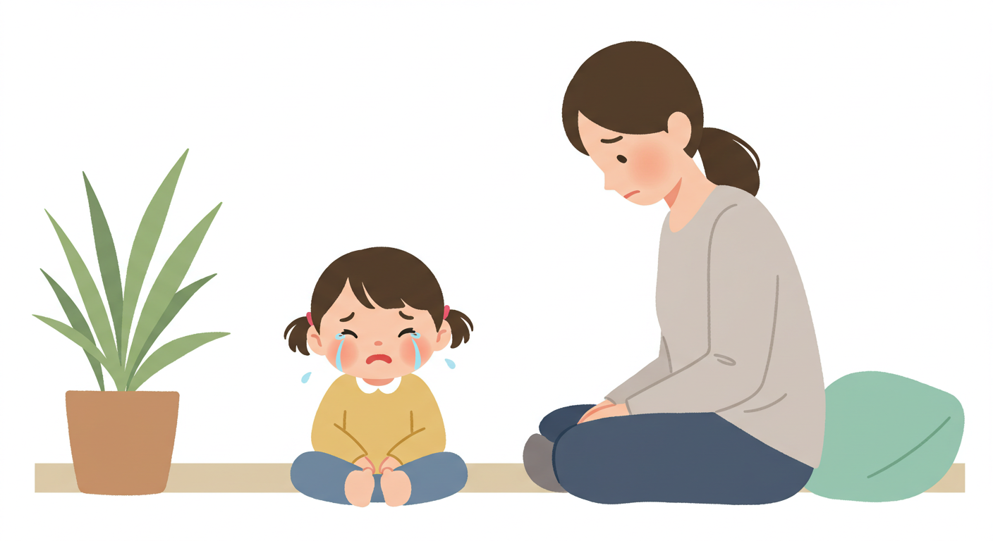 育児中　自己嫌悪する親